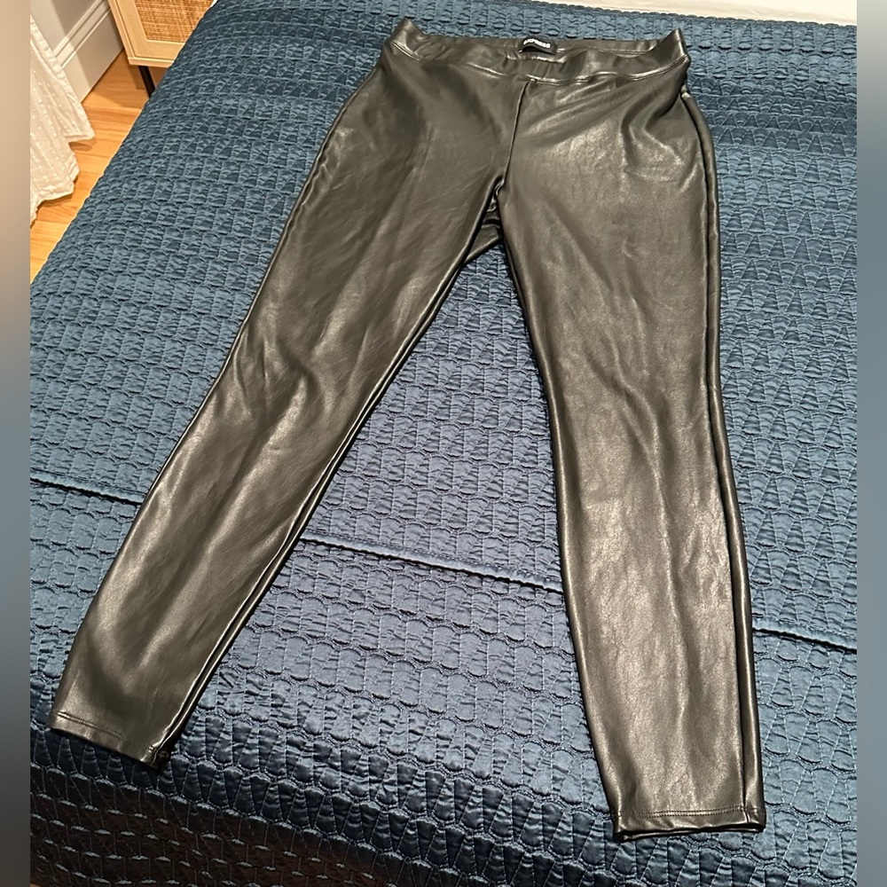 Express faux leather leggings small. Worn a couple of times